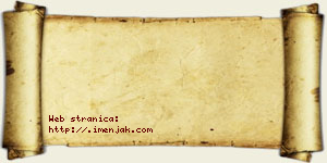 Danijela Komar vizit kartica